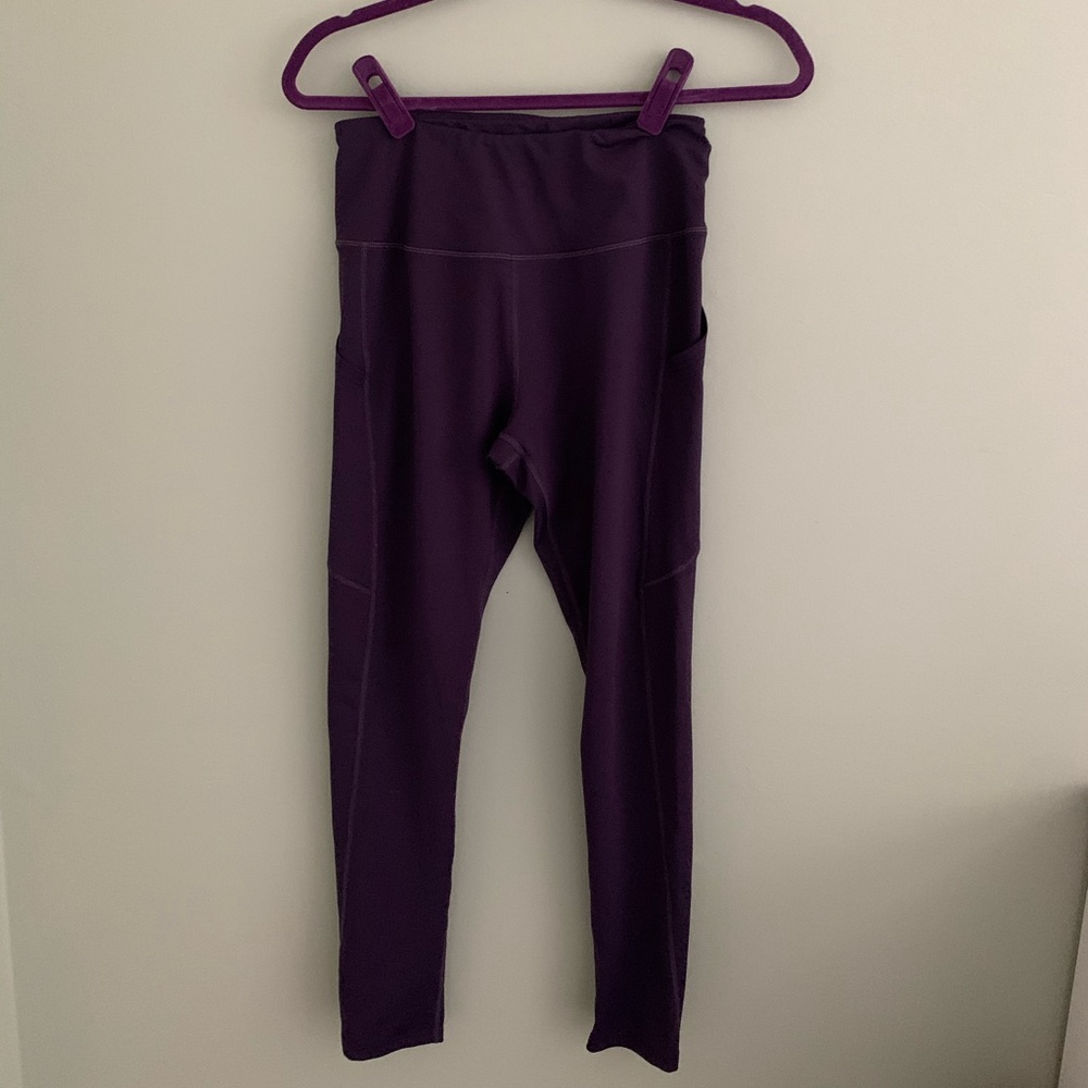 Purple Athletic Leggings